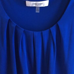 Royal blue blouse